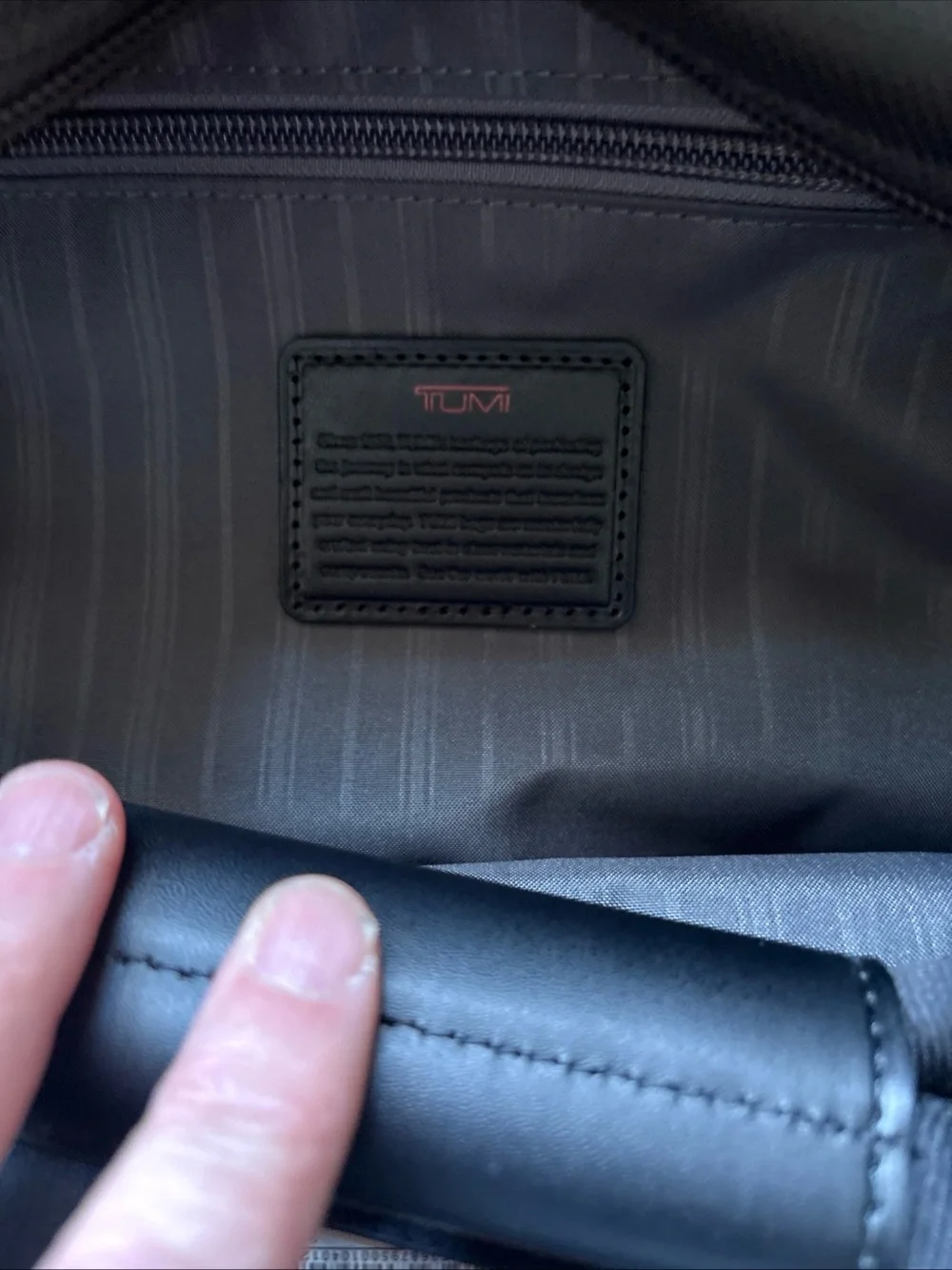 TUMI Travel Satchel Double Ballistic Duffle Bag Nylon Black 22249DE Subaru X New